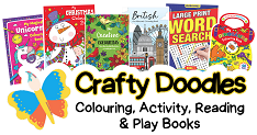 New Crafty Doodles Books - Click Here